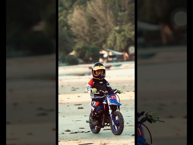 Luqman #PW50 Singapore Malaysia Desaru Off Road #Beach Ride Dirt Bike @Yamaha class=