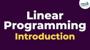 Linear Programming - Introduction | Don