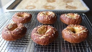 Pizza Dough Pretzels - How to Make Soft Pretzel Rings with Pre-Made Pizza Dough