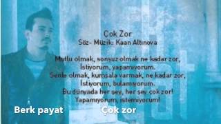 Berk Payat - Çok Zor (albüm) Resimi