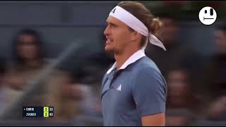 Highlights Zverev vs Coric Madrid '24