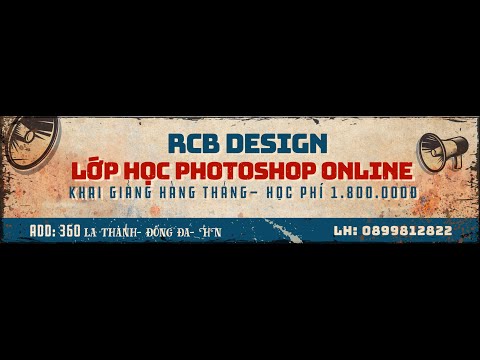 Video Hướng Dẫn thiết kế chi tiết biển hiệu , quảng cáo... - youtube
