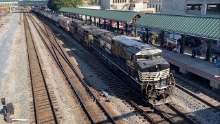 NS 65D Empty Ethanol Train Arrives in Roanoke, VA