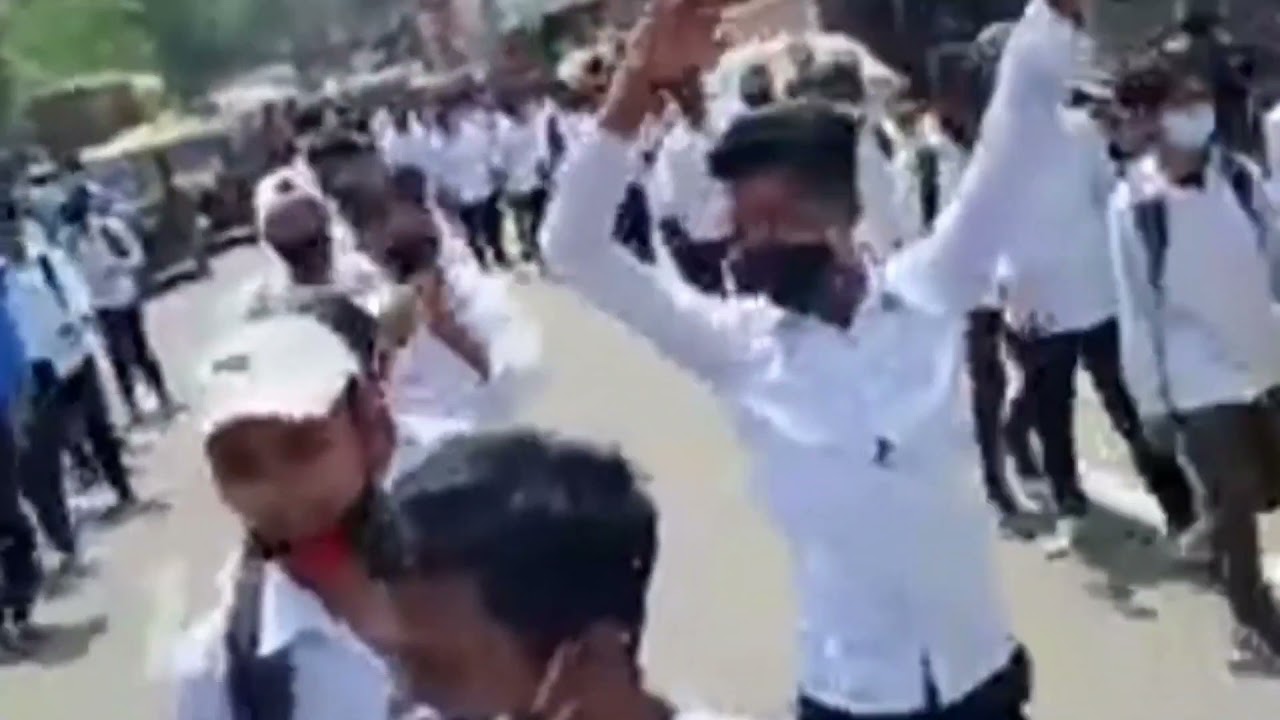 Ahsec Students Protesting to cancel hs 2nd year exam 2021