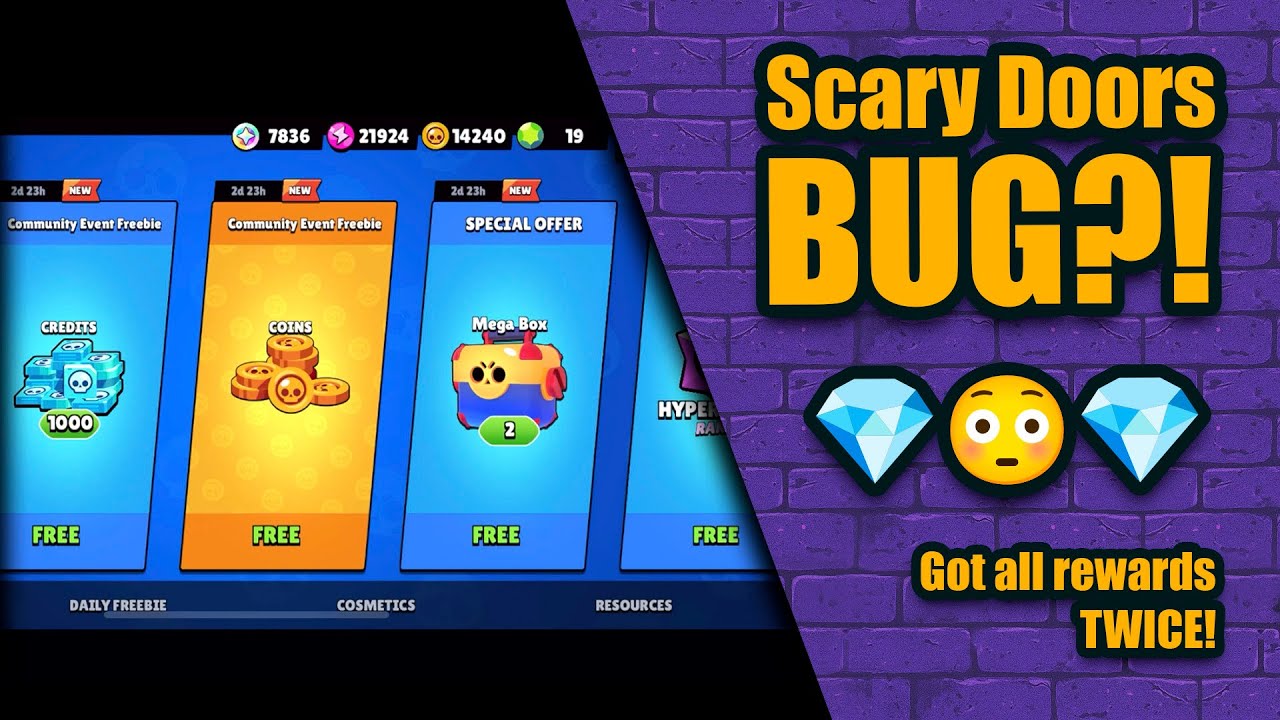 ScaryDoors BUG?! Got All Rewards TWICE! 😳💎 | Brawl Stars