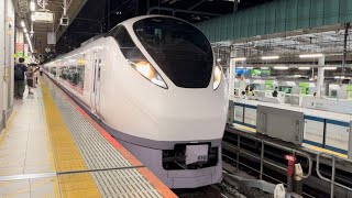 東京駅にて、JR東日本E657系K10編成特急ひたち 出発シーン