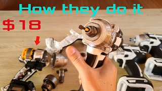 Best Tool Battery - Let Us Find Out - Disassembly $18 Cordless Brushless Impact Wrench screenshot 3