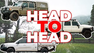 Toyota LandCruiser's Head To Head Bull 79 vs Coil 79 Vs 200 Series