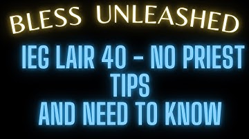 Bless Unleashed PC - Infernal Execution Grounds - No Priest and Tips