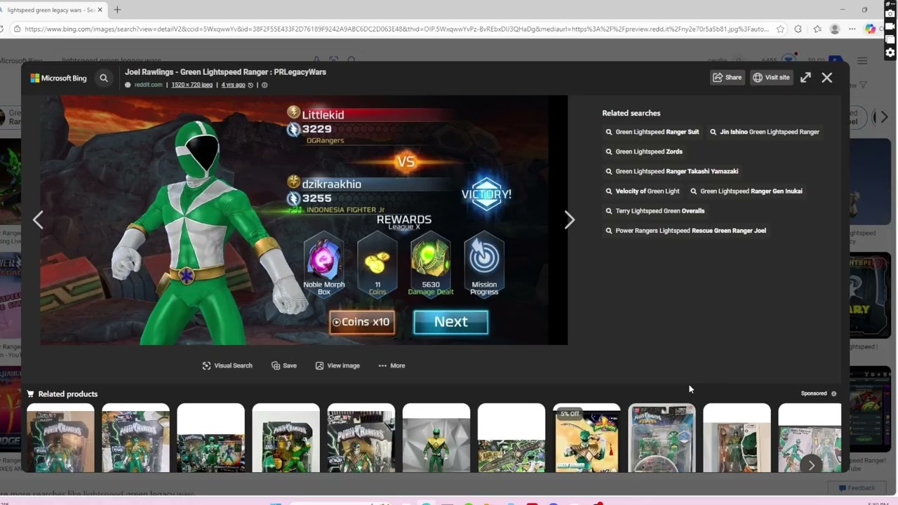 Моё мнение/обзор на Зелёного рейнджера-спасателя Lightspeed из сериала «Могучие рейнджеры: Войны ...