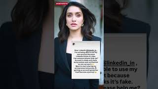 Famous Shraddha Kapoor’s LinkedIn Account FLAGGED as Fake Wealth