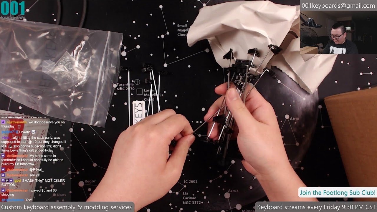 Unboxing: GMK/Cherry Screw-in Stabilizers, Pok3r, Zealios