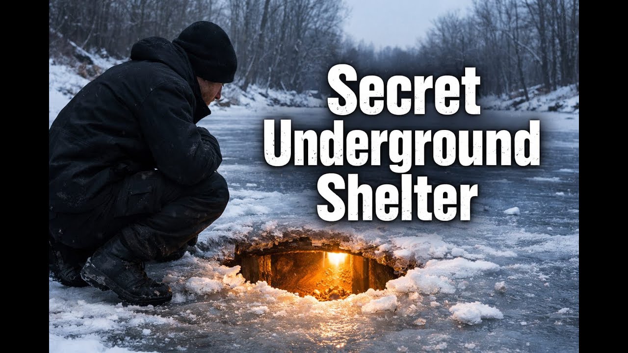 I Built a Secret Underground Shelter Beneath a Frozen River