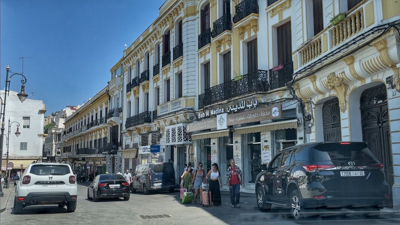 جولة في مدينة طنجة لمتابعة آخر اشغال تهيئة شوارع المدينة 🚧👷🏻‍♂️
