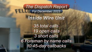 IBEW Local 46: Dispatch report for December, 2023