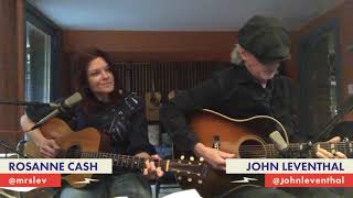 Video thumbnail of "Rosanne Cash & John Leventhal, "Farewell Angelina" (Whiskey Sour Happy Hour)"