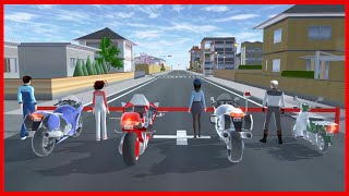 Motorcycle Race || SAKURA School Simulator screenshot 3