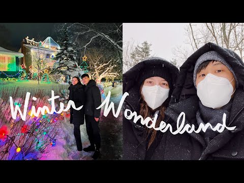 ❄️ We definitely don’t get snow like this in Seoul 🇨🇦<strong>Winter</strong> Wonderland | Korea → <strong>Canada</strong> VLOG