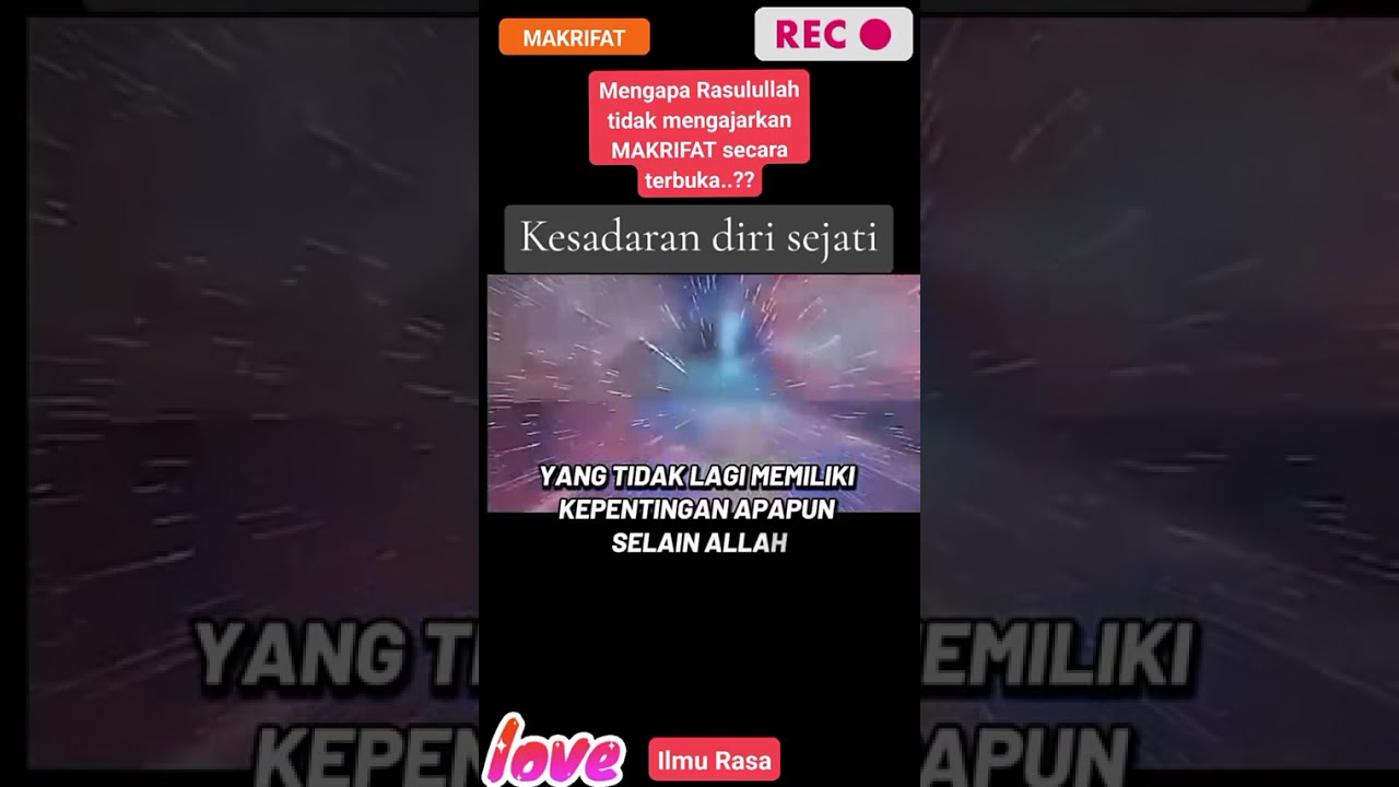 KESADARAAN YANG TERTINGGI