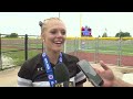 Skyline Players Mak Shockley, Timber Pinon, Kinsley Volco & Breanna Johnson after State Title win