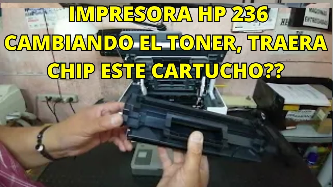 IMPRESORA HP M 236 COMO CAMBIO TONER, CUIDADOS Y PARTES DE LA MAQUINA 