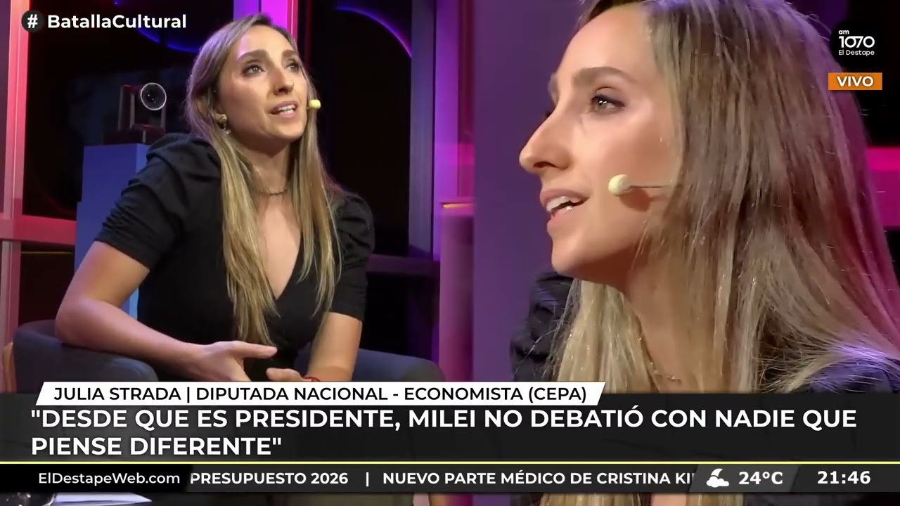 Julia Strada en Batalla Cultural | Atraso cambiario, deuda y balance cambiario