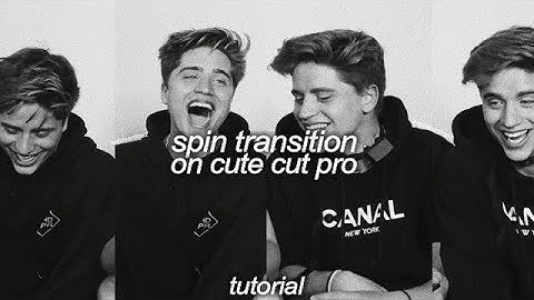 spin transition — cute cut