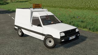 Renault Express - Farming Simulator 2022 [FS 22 LS 22 Delivery Car Vehicle Mod] #fs22 #renault  #car