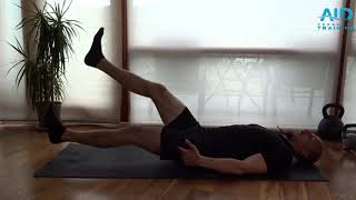 Lying leg scissors