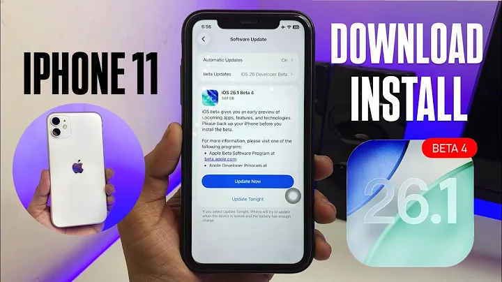 How To Download & Install iOS 26.1 Beta 4 on iPhone 11