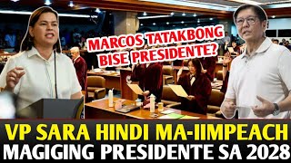 Vp Sara Duterte Hindi Ma-iimpeach, Magiging Presidente Sa 2028.