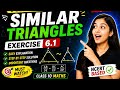 Most Students Find This Difficult 😳 | Triangles Ex 6.1#class10