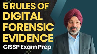 The Five Rules of Digital Forensic Evidence  CISSP Exam Prep for Cybersecurity Professionals