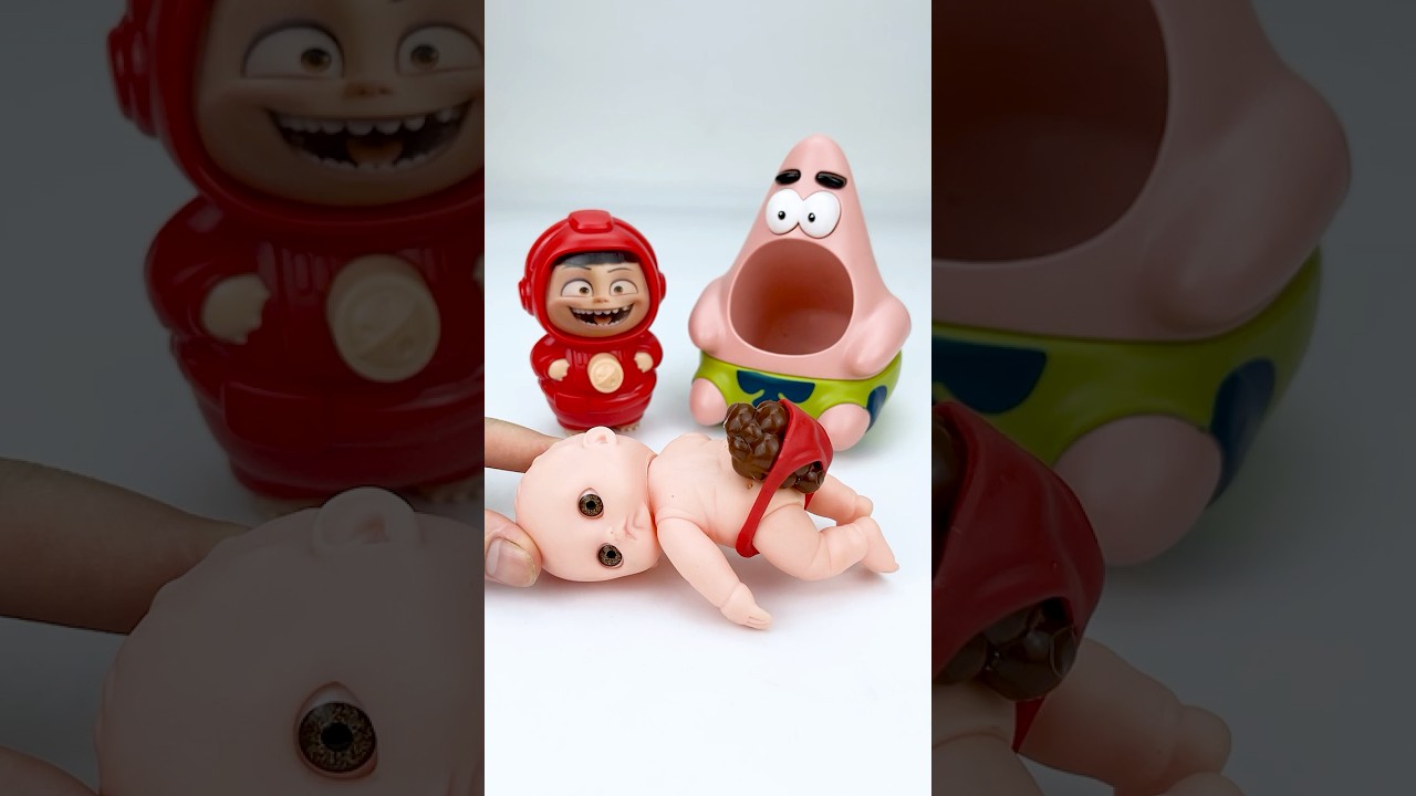 Satisfying Unboxing with Patrick and Nezha Cute Fun ASMR Video 