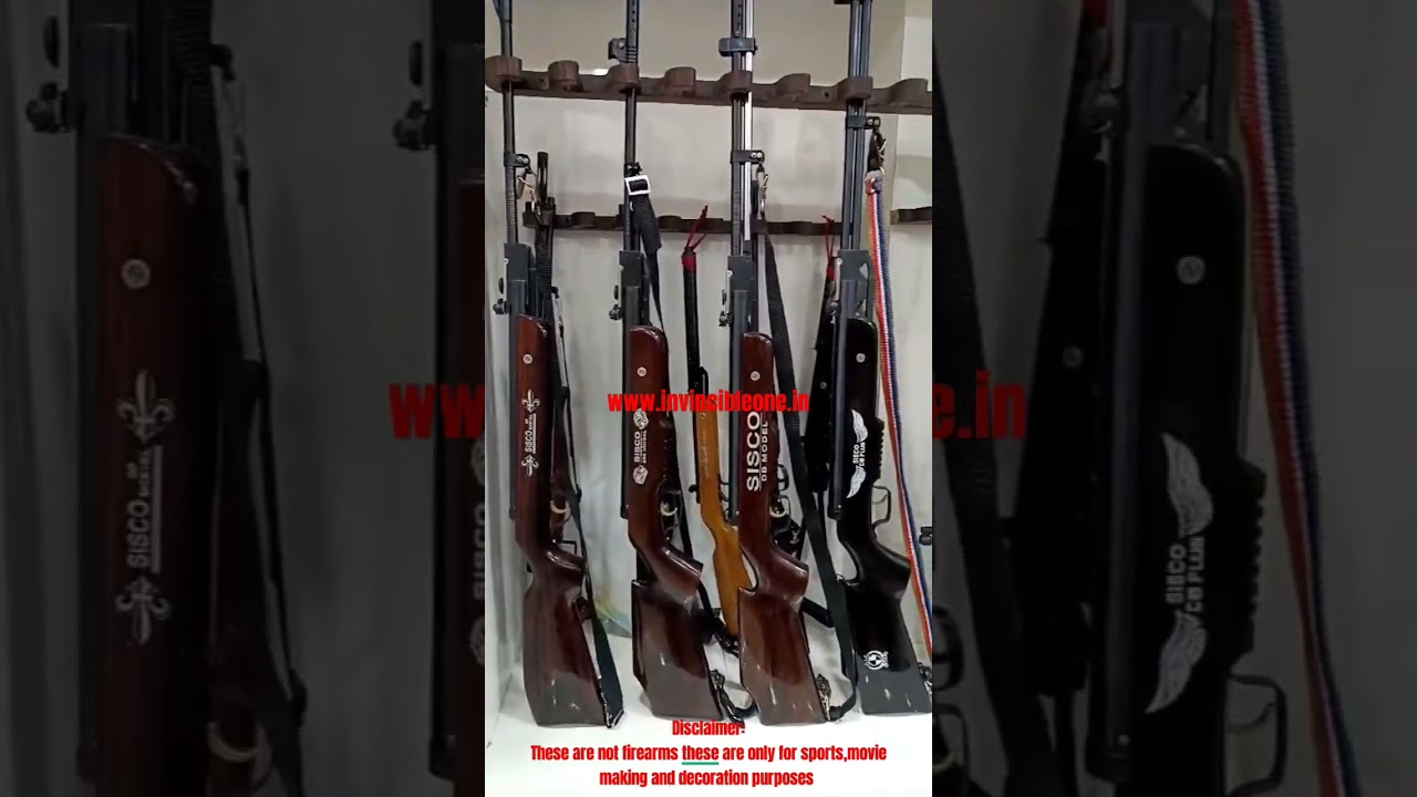 MADE IN INDIA AIR RIFLES NO LICENSE NEEDED ALL OVER INDIA
