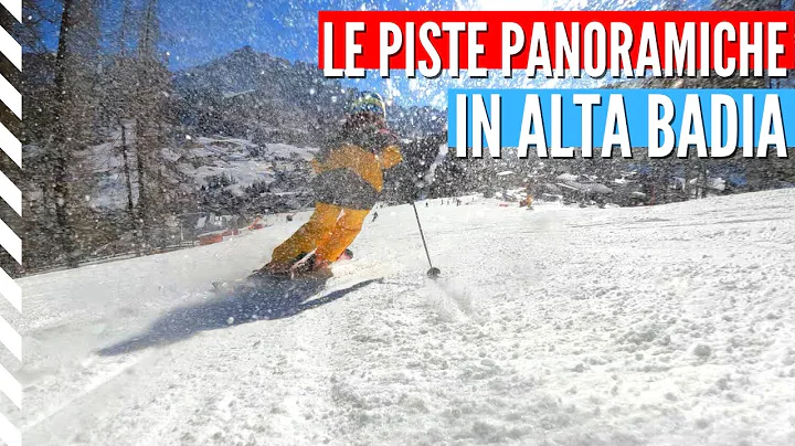 Skiing along the Alta Badia Dolomites most scenic ...