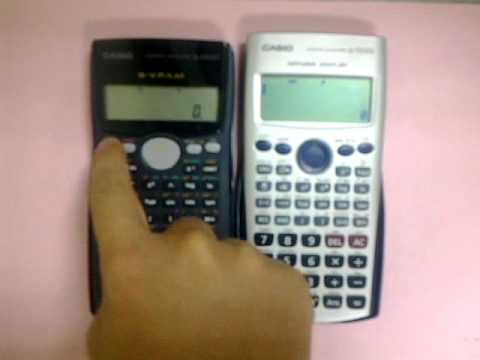 Compare between Casio fx-570MS and fx-570ES Calculator