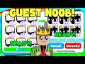 i traded away my GUEST NOOBS (Pet simulator x)