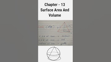 Surface Area And Volume Class 9 Formula||Ch 13 Class 9 #Shorts