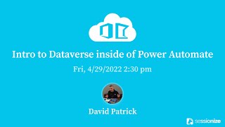 MN365 Spring Workshop Day 2022 - Intro to Dataverse Inside of Power Automate