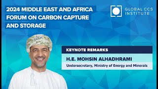 Opening Remarks | H. E. Mohsin Al Hadhrami, Undersecretary, Ministry of Energy and Minerals