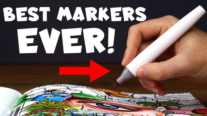 Tutorial: NO BLEED Alcohol Marker Hack for Colouring Books