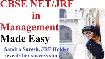 How to prepare for CBSE NET Exam in Management- Useful Tips- Interview with Sandra