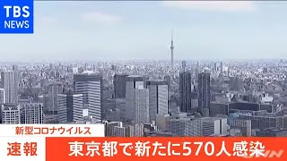 【速報】東京都で５７０人感染、４日連続で５００人超
