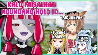 ollie yang lagi bahas kalo misalkan ollie nikah dan ngundang member holo id