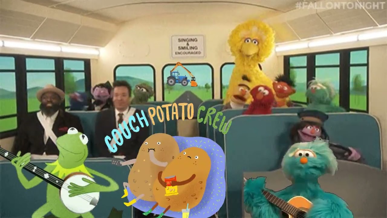 SESAME STREET TOUR BUS COUCH POTATO