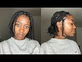 Mini-Twists on my Stretched Natural Hair | Keke J.