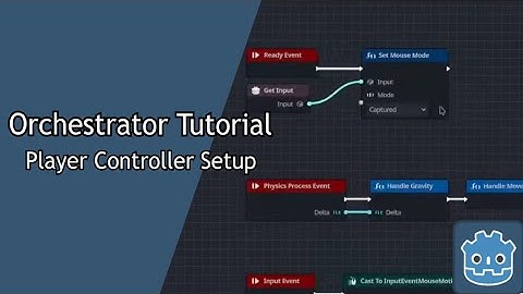 Create a Player Controller | Godot Orchestrator Tutorial