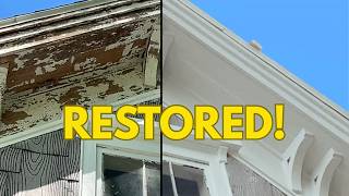 How We Restored Our Old Exterior Trim: Primer & Paint Comparison