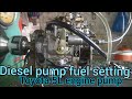 how to Toyota 5L diesel pump fuel setting / Toyota 5l diesel pump